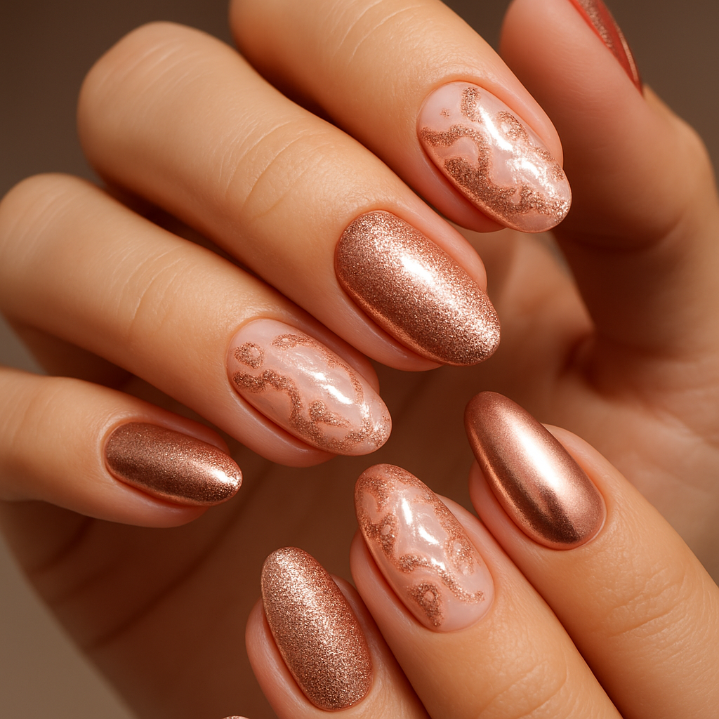 Professional demonstration of HEMA-free Gel Lak - Rose Gold