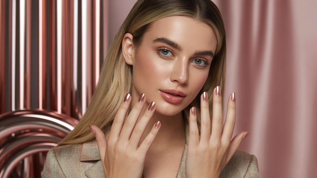 Professional model showcasing TejoNails Elegantnost u Svakom Doticaju